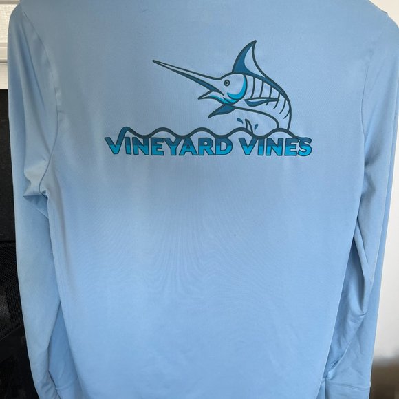 BOYS XL VINEYARD VINES PERFORMANCE LONG SLEEVED TEE - Picture 2 of 3